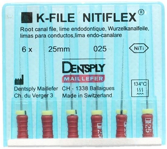  Зображення K-FILE NITIFLEX (К-файл Нітіфлекс) 25мм 