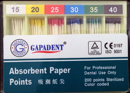  Зображення Паперові штифти 02 (Absorbent Paper Points) 200шт 