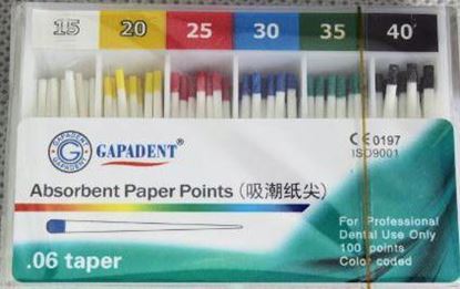  Зображення Паперові штифти 06 (Absorbent Paper Points) 100шт 