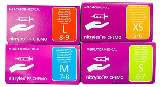  Зображення Nitrylex PF Chemo рукавички нітрилові непудровані (Нітрілекс хемо) 