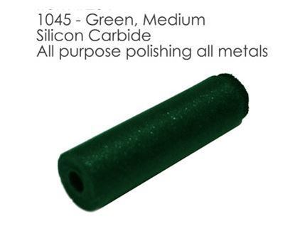 Полировальная резинка зеленая цилиндр 1045