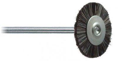  Зображення Щітка з щетини м'яка коричнева 18мм 