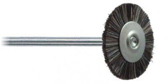  Зображення Щітка з щетини м'яка коричнева 18мм 