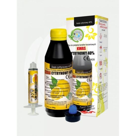  Зображення CITRIC ACID Лимонна кислота 40% Cerkamed 200 г 