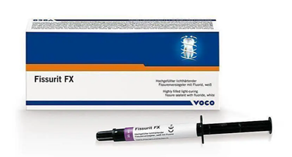  Зображення Fissurit FX (Фіссуріт ФХ) № 1181, шпр.2.5г колір: White - Фісурний герметик (VOCO/Воко) 