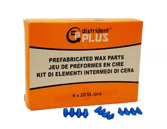  Зображення Воскові проміжки для металокераміки та пластмаси Distrident 480 шт 