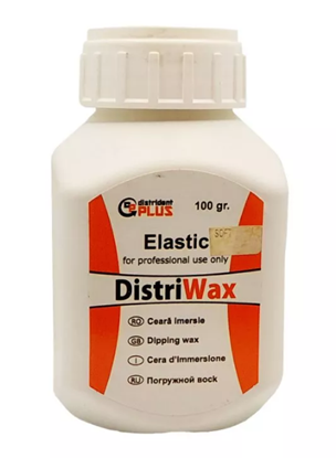  Зображення Занурювальний віск еластичний (DistriWax Elastic Soft) стружка 100 г Помаранчевий Дістрідент 